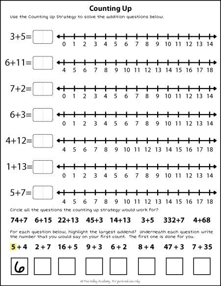 Counting Up Subtraction Worksheets | 99Worksheets