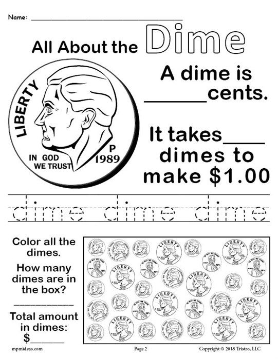 All About Coins  Printable Money Worksheets