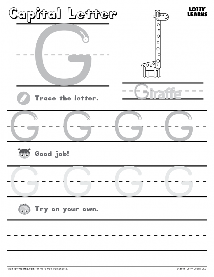 Capital Letter G