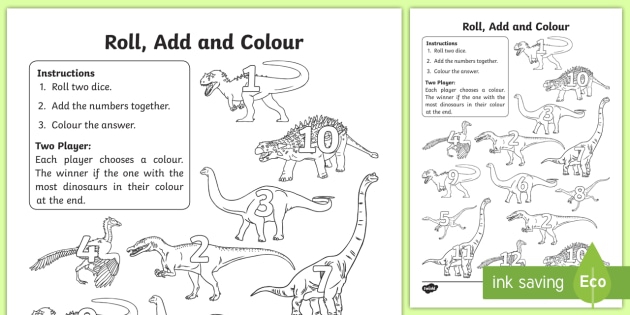 dinosaur island roll and write
