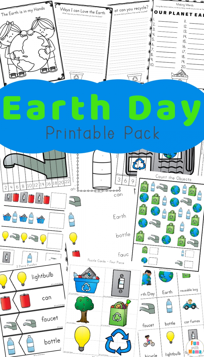 Earth Day Activities For Kids Including Printables And Worksheets