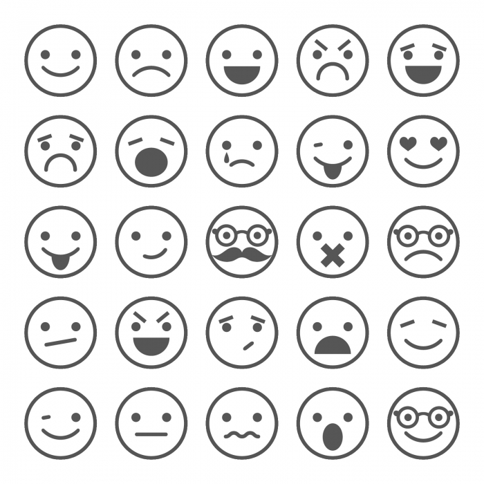 Feelings Clipart Black And Talking About Worksheets Free Emotions