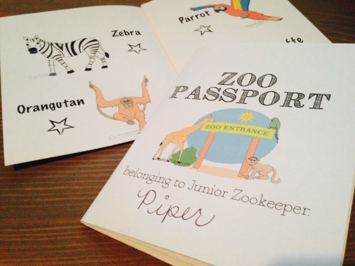 Zoo Passport Worksheets 99Worksheets