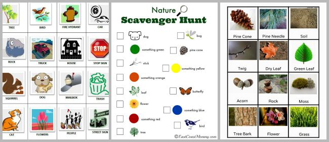 Free Printable Scavenger Hunts For Kids