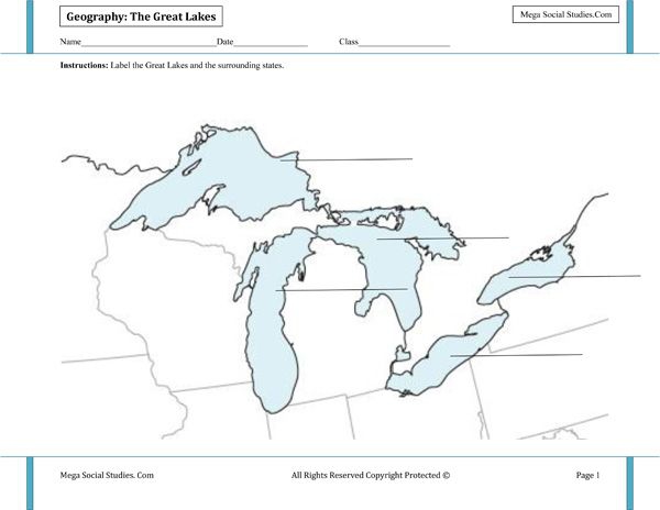 Geography For Kids Worksheets