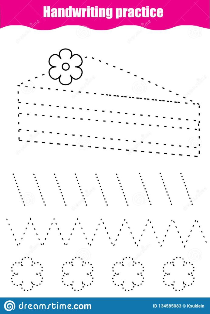 Practice Tracing Horizontal Lines Worksheets | 99Worksheets