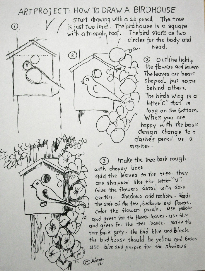 How To Draw Worksheets For The Young Artist How To Draw A