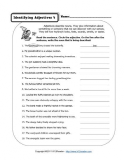Identify Adjectives
