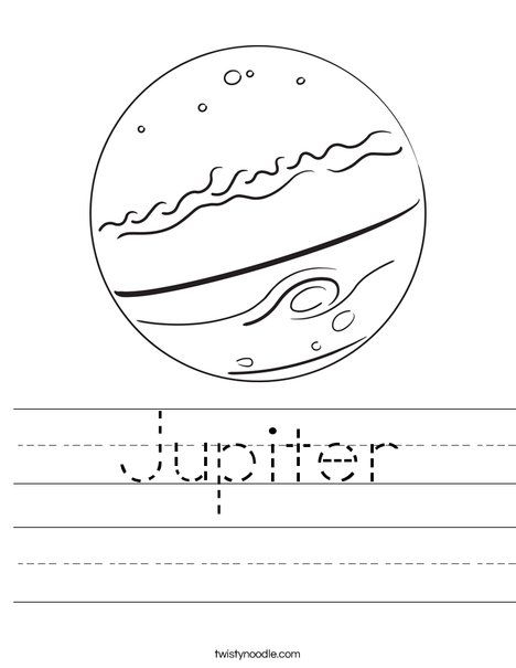 Solar System: Jupiter Worksheets | 99Worksheets