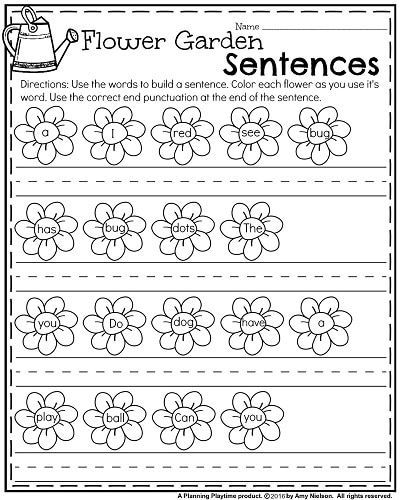 Kindergarten Worksheets For May