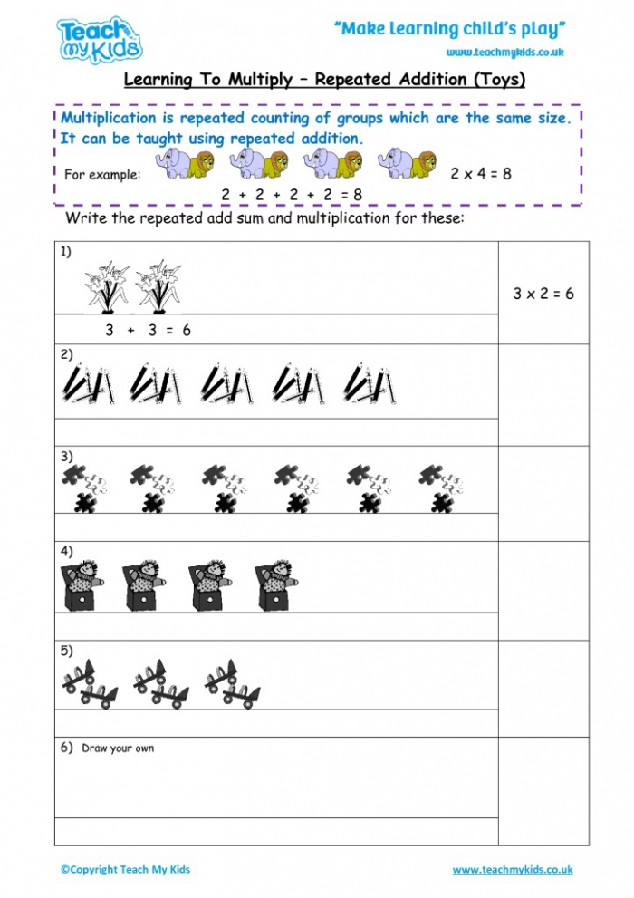  Multiplication And Addition Worksheets 99Worksheets