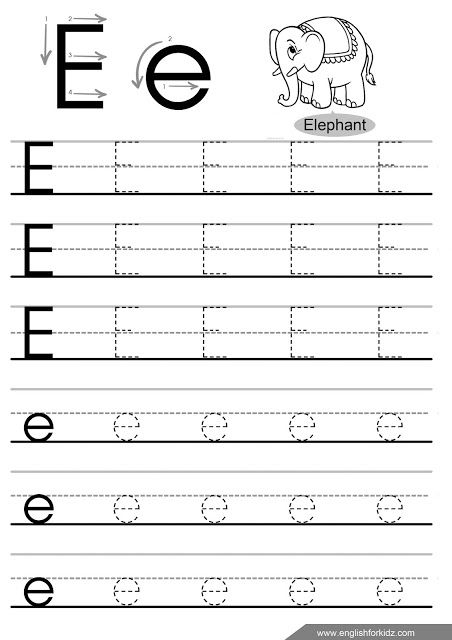 Letter Tracing Worksheets Letters A