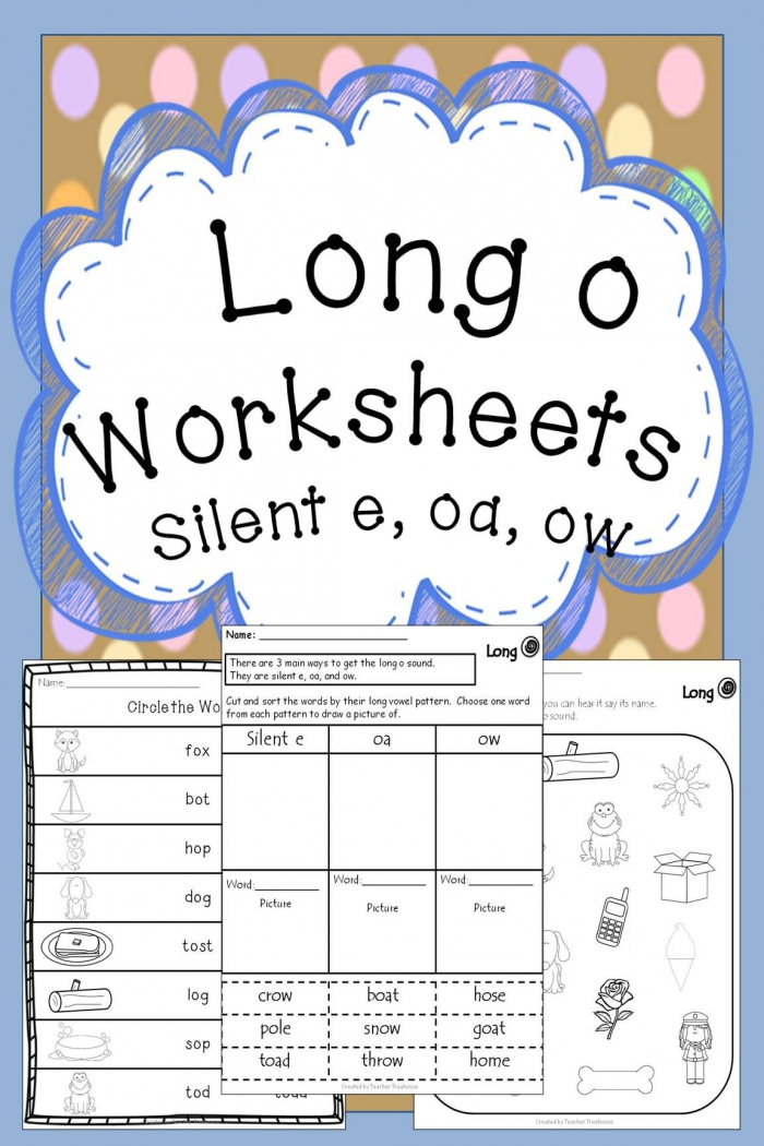 Spelling Long O Worksheets 99Worksheets