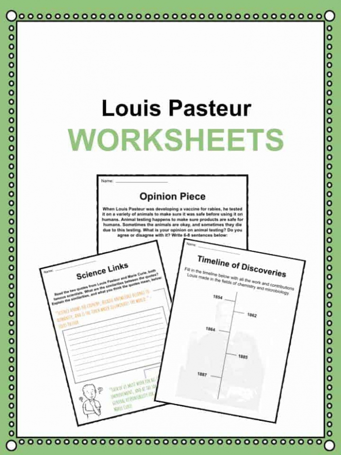 Louis Pasteur Facts  Worksheets   Science History For Kids