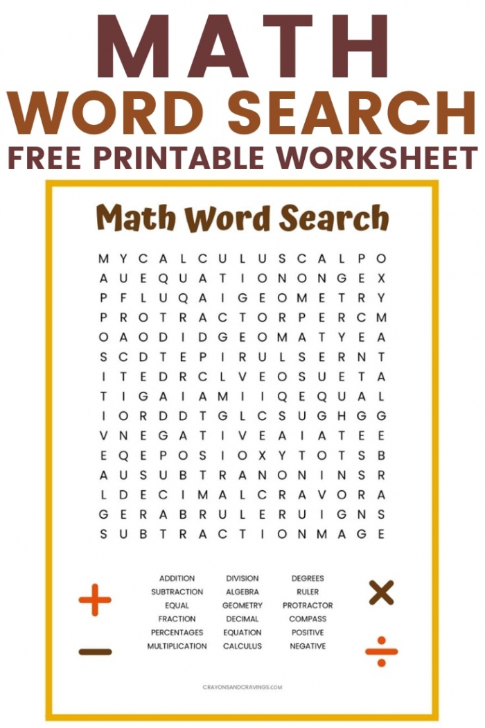 Math Search Worksheets 99worksheets