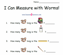 Measuring Worms