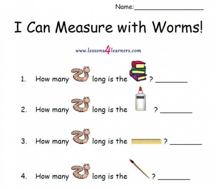 Measuring With Worms P