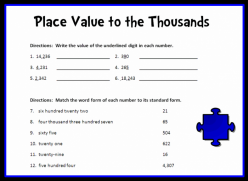 Place Value Test