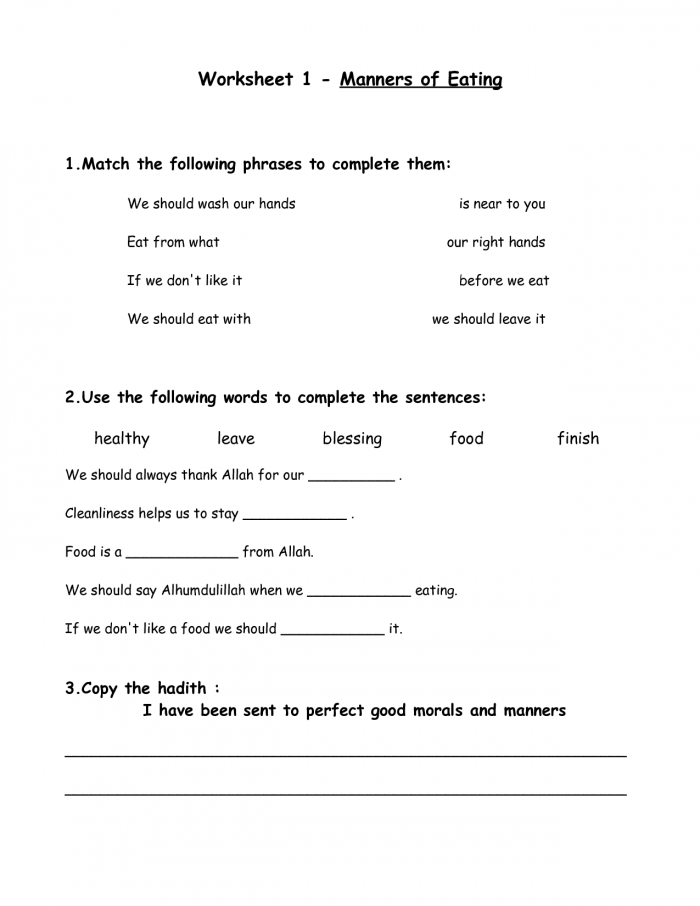 Manners At School Worksheet Printable Pdf For Kids Pin On 