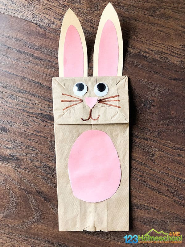 Paper Bag Easter Bunny Craft
