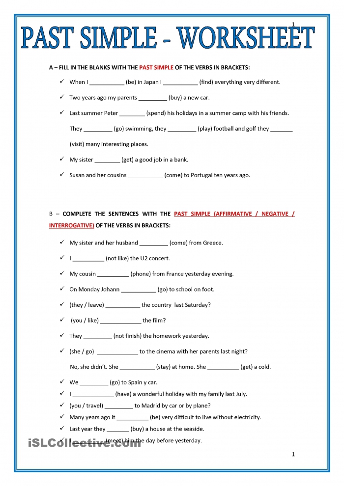 reading rules worksheet