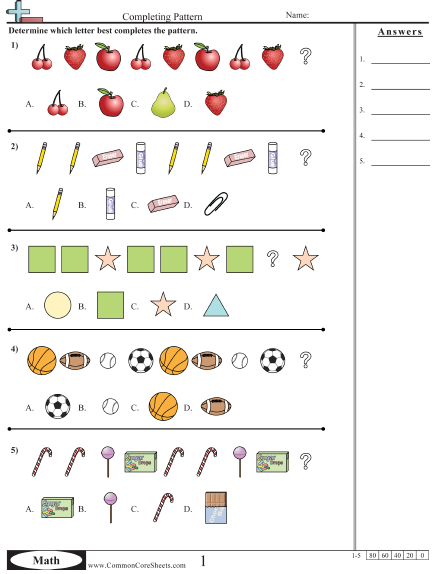 Patterns   Function Machine Worksheets