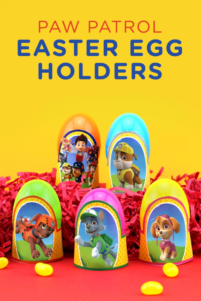 Paw Patrol Printable Easter Egg Holders