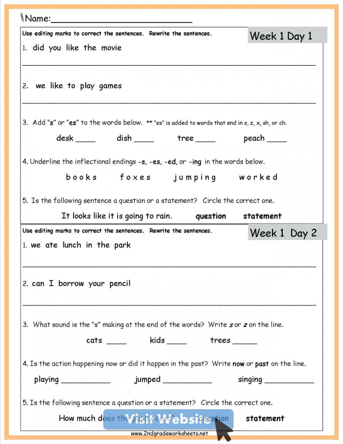 Rainy Day Inflectional Endings Worksheets 99Worksheets
