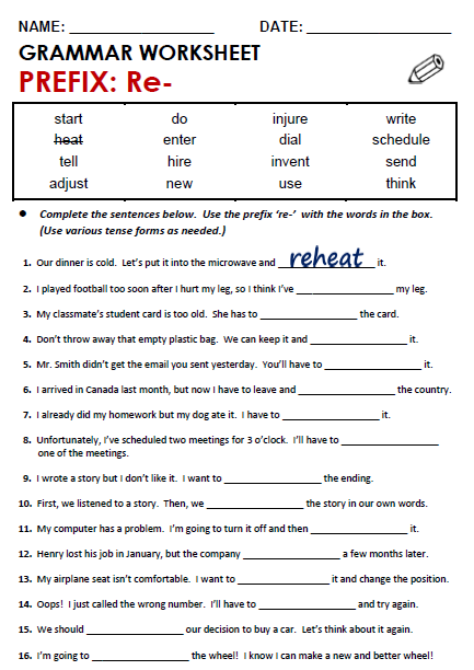 Prefix Re