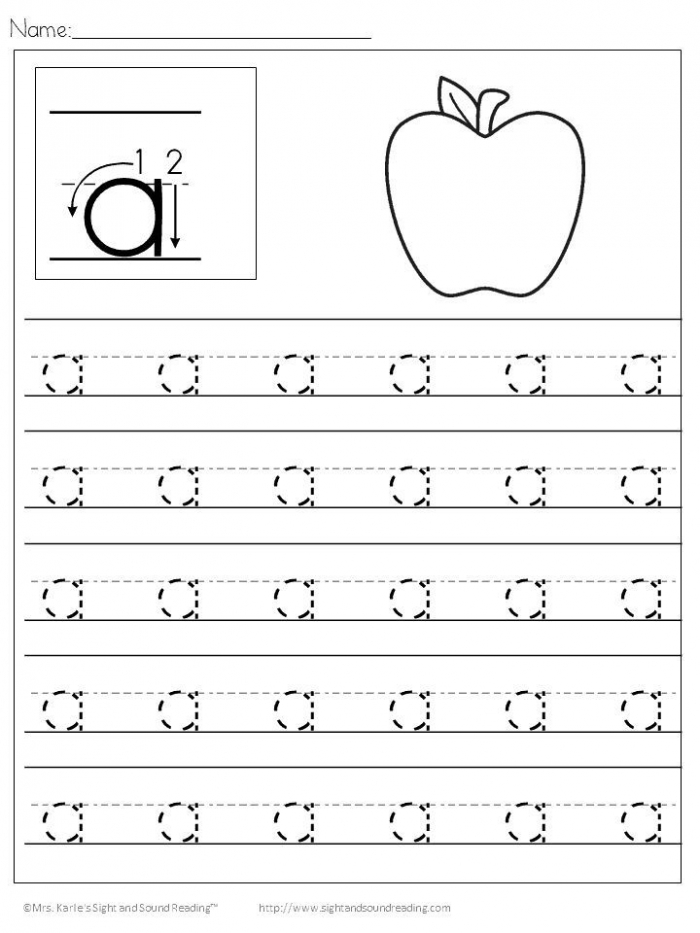 Preschool Handwriting Practice  Free Worksheets