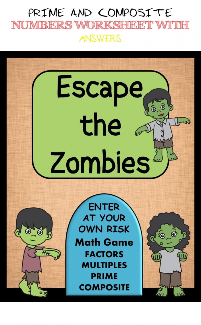 Prime And Composite Numbers Worksheet With Answers Factors