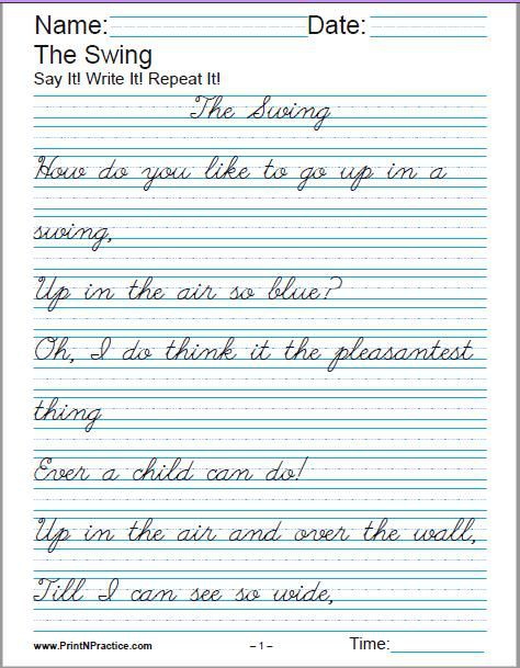 cursive writing practice my name worksheets 99worksheets