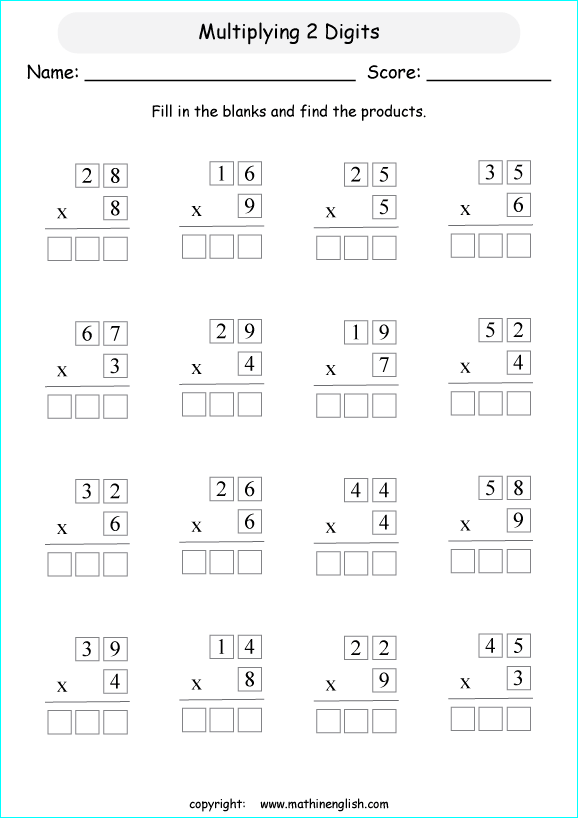 Printable Primary Math Worksheet For Math Grades  To  Based On