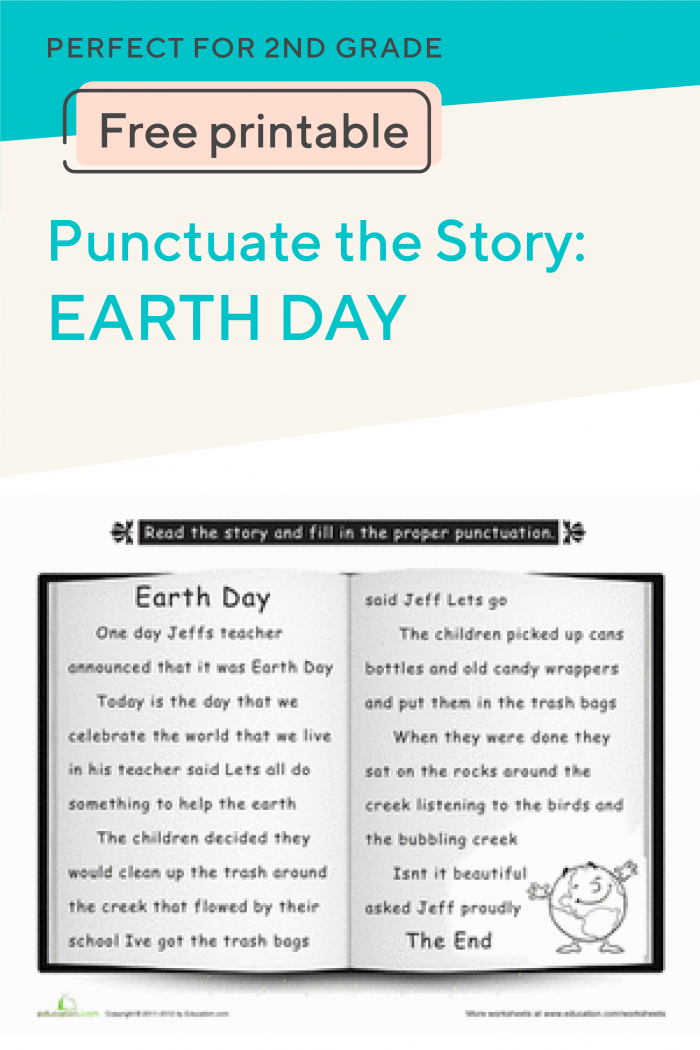 Punctuate The Story Earth Day