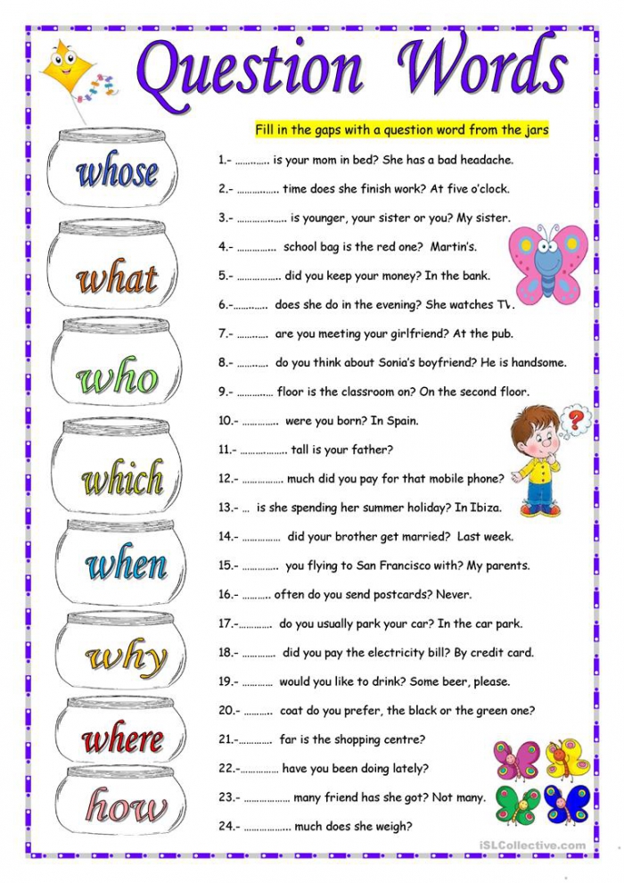 question-words-worksheets-99worksheets