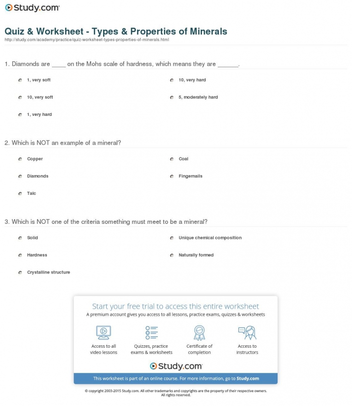Quiz   Worksheet