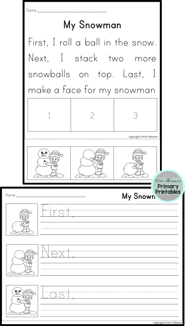 Sequencing Stories  Seasons