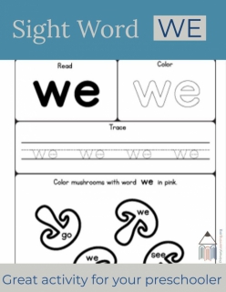 Spruce Up The Sight Word: We