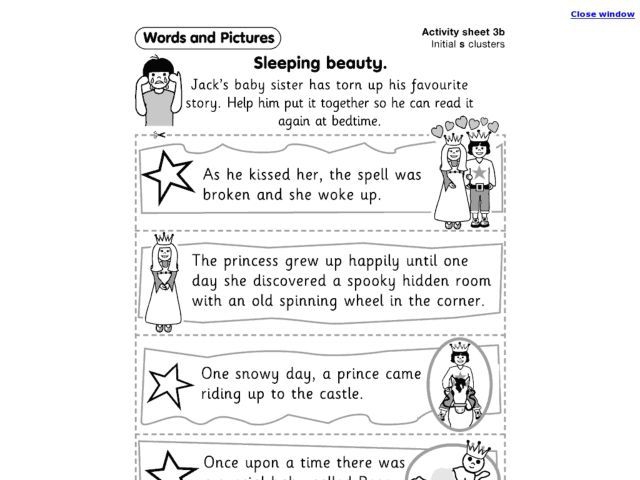 Sleeping Beauty Initial S Clusters Rd