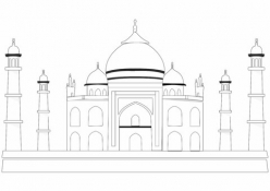 Color The World! The Taj Mahal