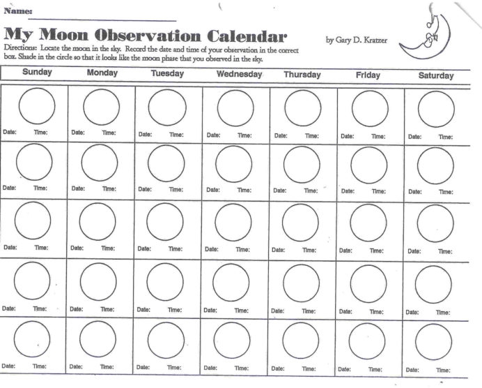 Teachers Worksheet About Moon Printable Worksheets And Middle