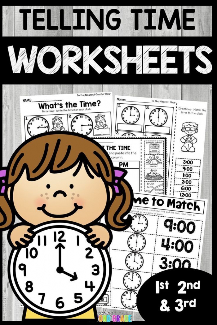 Telling Time Worksheets Nd Grade