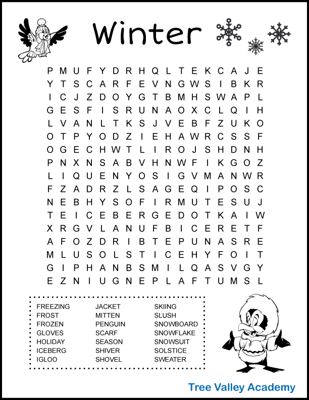 winter-word-search-worksheets-99worksheets