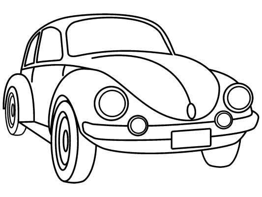 Vw Beetle Coloring Pages Free Online Printable Coloring Pages