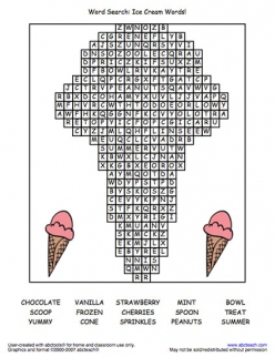 Shape Search: Ice Cream!