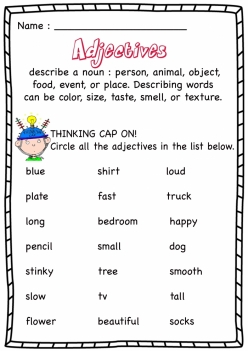 Sight Adjectives