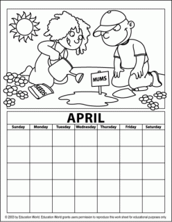 April Calendar