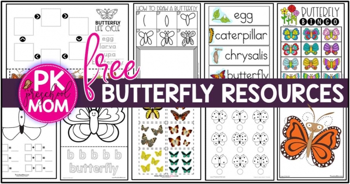 Butterfly Preschool Printables