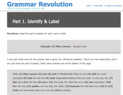Show What You Know About Parts Of Speech