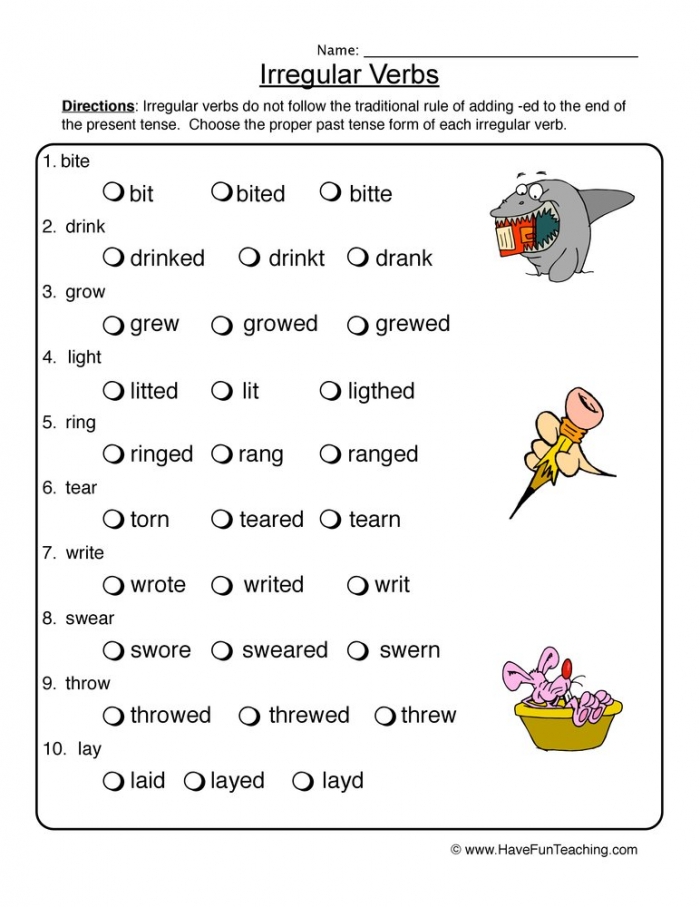 irregular-verbs-worksheet-pdf